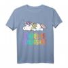 Offizielles Einhorn Regenbogen Schlafshirt & Pyjama – Lustiges Geschenk für Nachteulen, Langschläfer & Teenager, ideal zum Geburtstag