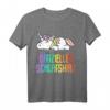 Offizielles Einhorn Regenbogen Schlafshirt & Pyjama – Lustiges Geschenk für Nachteulen, Langschläfer & Teenager, ideal zum Geburtstag