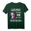 Lass mich ich muss mich da jetzt reinsteigern - Lustiges Einhorn T-Shirt mit Spruch für Humor, Ironie & Sarkasmus, Geschenkidee für Kollegen, Partner & Freunde