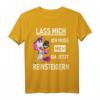 Lass mich ich muss mich da jetzt reinsteigern - Lustiges Einhorn T-Shirt mit Spruch für Humor, Ironie & Sarkasmus, Geschenkidee für Kollegen, Partner & Freunde