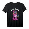Ich bin 39 plus Einhorn Stinkefinger Unicorn genervt HOT FUN - Lustiges Geburtstags T-Shirt für den 39. Geburtstag