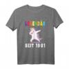 HapPanda T-Shirt für Damen & Herren mit Einhorn und lustigem Spruch - Geschenkidee für Jahrgang 1981 & Geburtstagsfeier
