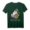 Einhorn Silvester Outfit für Kinder - Lustiges Festtags-T-Shirt für Mädchen und Damen für Silvesterparty und Feierlichkeiten