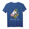 Einhorn Silvester Outfit für Kinder - Lustiges Festtags-T-Shirt für Mädchen und Damen für Silvesterparty und Feierlichkeiten