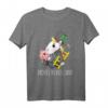 Einhorn Silvester Outfit für Kinder - Lustiges Festtags-T-Shirt für Mädchen und Damen für Silvesterparty und Feierlichkeiten