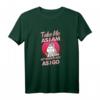 Damen Einhorn Spruch 'take me as I am' - Cooles, lustiges T-Shirt für Frauen, Geburtstags- und Partygag