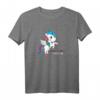 Unicorns are born in August - Lustiges Einhorn Geburtstags T-Shirt für Mädchen und Jungen, ideal als Geschenk & Party-Outfit