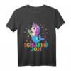 Lustiges Einhorn Einschulung T-Shirt für Kinder - Witziges Geschenk zum Schulanfang 2021 für Jungen und Mädchen