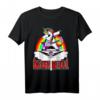 Lustiges Heavy Metal Einhorn Totenkopf T-Shirt für Männer, Frauen & Kinder – Perfektes Geschenk für Rock, Punk & Festival Fans