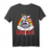 Lustiges Heavy Metal Einhorn Totenkopf T-Shirt für Männer, Frauen & Kinder – Perfektes Geschenk für Rock, Punk & Festival Fans