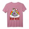 Lustiges Heavy Metal Einhorn Totenkopf T-Shirt für Männer, Frauen & Kinder – Perfektes Geschenk für Rock, Punk & Festival Fans