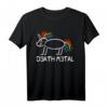 Death Metal Unicorn Geschenk - Lustiges Einhorn T-Shirt für Festivals, Geburtstage & Weihnachten für Heavy Metal Fans