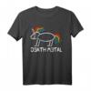 Death Metal Unicorn Geschenk - Lustiges Einhorn T-Shirt für Festivals, Geburtstage & Weihnachten für Heavy Metal Fans
