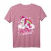 Kinder Ich bin Erste Klasse Schulanfang T-Shirt mit Einhorn und Regenbogen – Perfektes Geschenk zur Einschulung für Mädchen