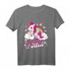 Kinder Ich bin Erste Klasse Schulanfang T-Shirt mit Einhorn und Regenbogen – Perfektes Geschenk zur Einschulung für Mädchen