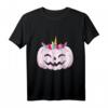 Unicorn Einhorn Jack o' Lantern Kürbis Halloween T-Shirt – Lustiges Design für Halloween-Partys, Trick or Treat & Kostüme