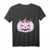 Unicorn Einhorn Jack o' Lantern Kürbis Halloween T-Shirt – Lustiges Design für Halloween-Partys, Trick or Treat & Kostüme