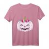 Unicorn Einhorn Jack o' Lantern Kürbis Halloween T-Shirt – Lustiges Design für Halloween-Partys, Trick or Treat & Kostüme