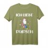Ich liebe Pupsen - Lustiges Pupsendes Einhorn T-Shirt mit Regenbogen Glitzer, perfektes Geschenk zum Geburtstag, Weihnachten & Ostern