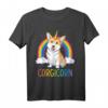 Corgicorn Corgi Einhorn T-Shirt für Kinder und Erwachsene - Lustiges Hund & Einhorn Design, Tierliebhaber Geschenk für Geburtstage, Weihnachten & Partys