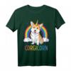 Corgicorn Corgi Einhorn T-Shirt für Kinder und Erwachsene - Lustiges Hund & Einhorn Design, Tierliebhaber Geschenk für Geburtstage, Weihnachten & Partys