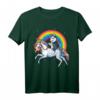 Siberian Husky Einhorn T-Shirt für Mädchen - Weltraum Galaxie Regenbogen Motiv, Fantasy & Tierliebhaber Geschenk