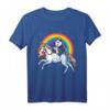 Siberian Husky Einhorn T-Shirt für Mädchen - Weltraum Galaxie Regenbogen Motiv, Fantasy & Tierliebhaber Geschenk