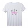 Damen Braut Einhorn JGA T-Shirt in Rosa Pink - Perfektes Outfit für Junggesellinnenabschied und Trauzeuginnen