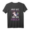 Lustiges Einhorn T-Shirt mit Spruch – Heute Sitz´ Ich Mal nur Da und Bin Hübsch! Für Einhorn Fans, Humorliebhaber & Geschenkideen