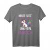 Lustiges Einhorn T-Shirt mit Spruch – Heute Sitz´ Ich Mal nur Da und Bin Hübsch! Für Einhorn Fans, Humorliebhaber & Geschenkideen