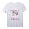 Lustiges Einhorn T-Shirt mit Spruch – Heute Sitz´ Ich Mal nur Da und Bin Hübsch! Für Einhorn Fans, Humorliebhaber & Geschenkideen
