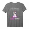 Lustiges Einhorn T-Shirt mit Spruch für Menschenhasser – Humorvolles Outfit für Schule, Arbeit & Geschenke zu Geburtstag, Weihnachten & Co.