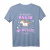 Einhorn Geschenk T-Shirt mit Spruch - Ich bin nicht klein, lustiges Geburtstagsgeschenk für Einhorn Fans und Magie-Liebhaber