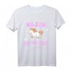 Einhorn Geschenk T-Shirt mit Spruch - Ich bin nicht klein, lustiges Geburtstagsgeschenk für Einhorn Fans und Magie-Liebhaber