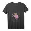 Damen Unicorn T-Shirt mit Spruch und V-Ausschnitt - Perfekt für Geburtstagsfeiern und Unicorn Fans