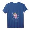 Damen Unicorn T-Shirt mit Spruch und V-Ausschnitt - Perfekt für Geburtstagsfeiern und Unicorn Fans