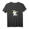 HapPanda Dabbing Einhorn T-Shirt - Trendiges lustiges Geschenk für Einhorn-Fans und Geburtstagskinder