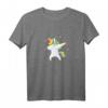HapPanda Dabbing Einhorn T-Shirt - Trendiges lustiges Geschenk für Einhorn-Fans und Geburtstagskinder