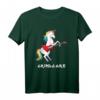 Lustiges Gitarristen T-Shirt mit Einhorn - Buntes Rocker-Design für Musiker und Musikfans