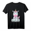 HapPanda Unicorn Nein-Horn T-Shirt - Lustiges Design für Männer, Frauen & Kinder, Perfekt als Geschenk und für Feiern