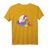 Einhorn kotzt Regenbogen T-Shirt – Lustiges, buntes Kinder T-Shirt mit hochwertiger Verarbeitung