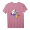 Einhorn kotzt Regenbogen T-Shirt – Lustiges, buntes Kinder T-Shirt mit hochwertiger Verarbeitung