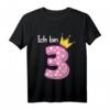 Kinder 3. Geburtstag Mädchen Outfit - Niedliches T-Shirt für den besonderen Tag, ideales Geschenk für Zweijährige