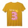 Kinder 3. Geburtstag Mädchen Outfit - Niedliches T-Shirt für den besonderen Tag, ideales Geschenk für Zweijährige
