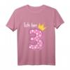 Kinder 3. Geburtstag Mädchen Outfit - Niedliches T-Shirt für den besonderen Tag, ideales Geschenk für Zweijährige