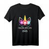 Damen Lustiges Einhorn Mädchen T-Shirt zum Geburtstag - Trendiges Party-Shirt für Frauen und Kinder, Partnerlook für Mama und Tochter