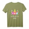 Damen Lustiges Einhorn Mädchen T-Shirt zum Geburtstag - Trendiges Party-Shirt für Frauen und Kinder, Partnerlook für Mama und Tochter