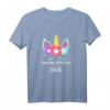 Damen Lustiges Einhorn Mädchen T-Shirt zum Geburtstag - Trendiges Party-Shirt für Frauen und Kinder, Partnerlook für Mama und Tochter