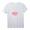Damen Lustiges Einhorn Mädchen T-Shirt zum Geburtstag - Trendiges Party-Shirt für Frauen und Kinder, Partnerlook für Mama und Tochter