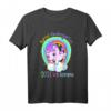 Einhorn Mädchen Kindergarten T-Shirt 2021 – Süßes Outfit für den Kindergarten- und Schulstart mit Glitzer und Spruch